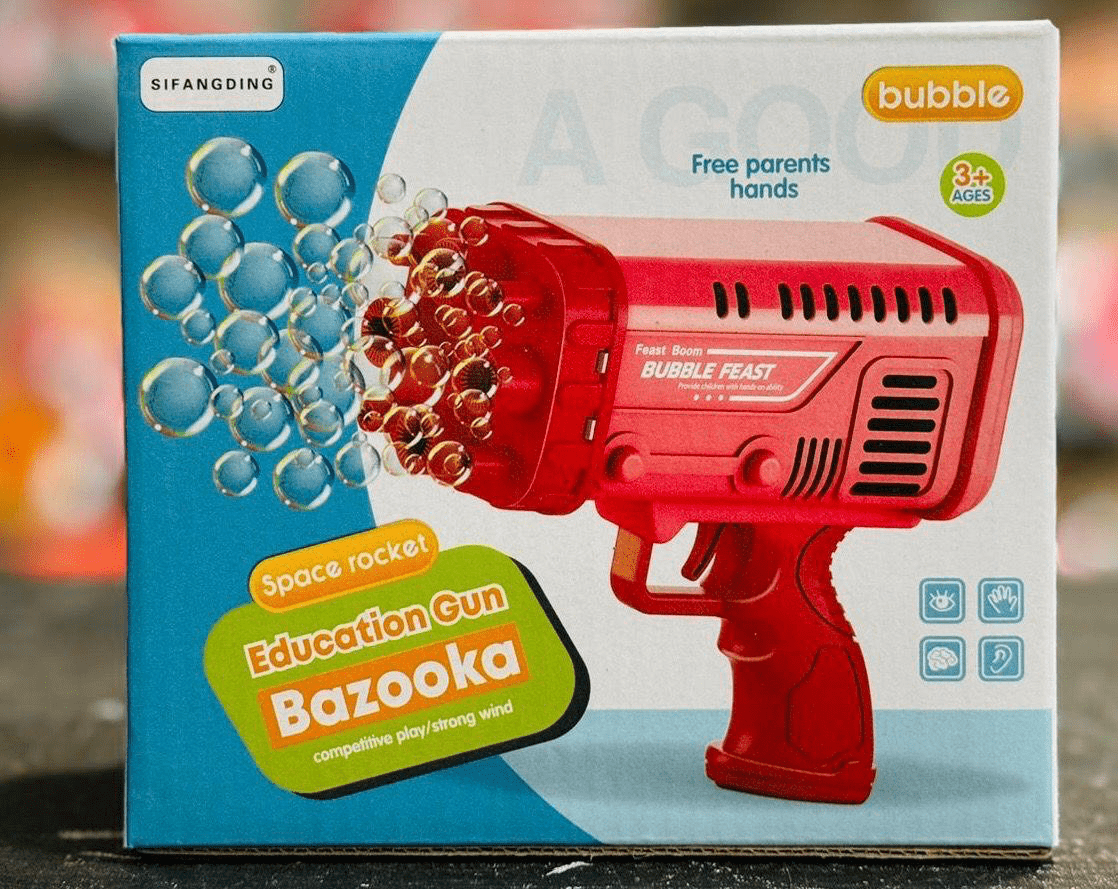 Double Head Bazooka Bubble Gun