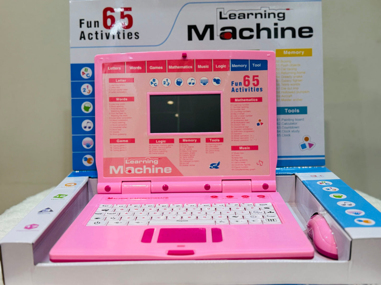 New 65 Educational Functions Laptop for Kids