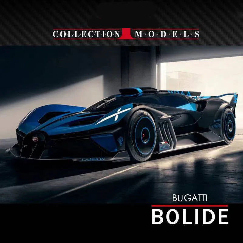 1:24 Scale Die-Cast Bugatti Bolide Horn & Smoke